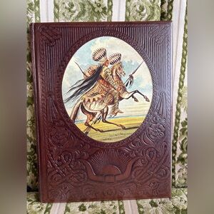 Vintage Embossed Book The Great Chiefs